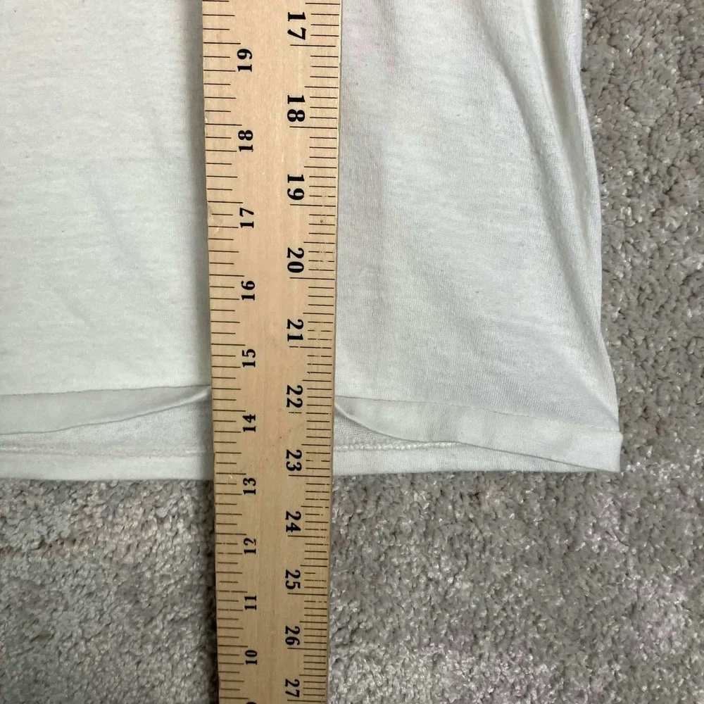 Vintage 70s Russell Athletic BSA Pathfinder District Ringer T Shirt White Red M - Picture 11 of 13